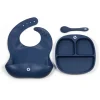 Outlet Dishes 3 Pieces Set - Blueberry Kids Breastfeeding|Tableware