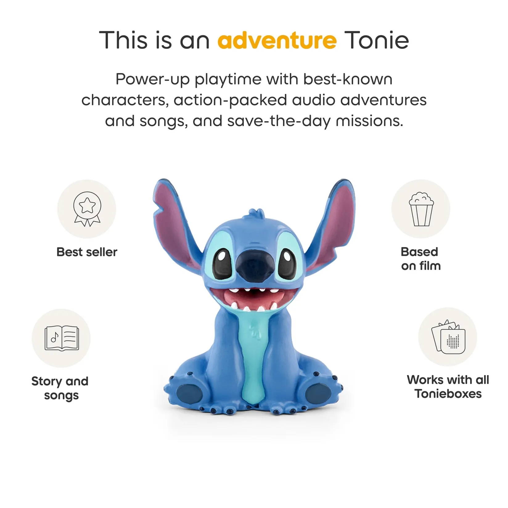 Hot Disney Lilo & Stitch Tonie Figurine (English) Kids Motorized & Electronic