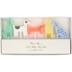 Dog Candles (5) Party Supplies