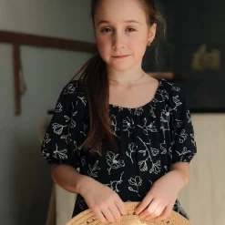 Dolce Vita Peplum Top 7-14 Kids Tops