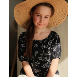 Dolce Vita Peplum Top 7-14 Kids Tops