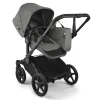 Strollers|Strollers & Trailers>Bugaboo Donkey 6 Mono Black - Moon Grey