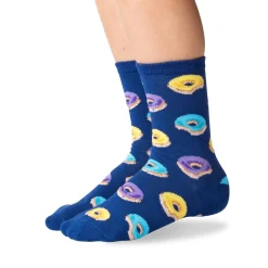 Socks|Underwear & Socks>Hotsox Donut Socks 4-9y Navy