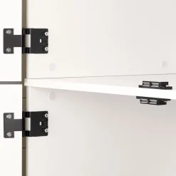 4-Door Storage Cabinet - Farnel Pure White Storage Furniture