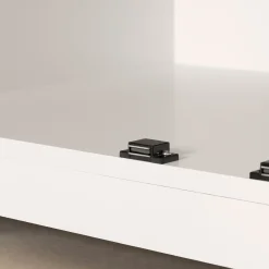 Clearance 2-Door Storage Cabinet - Farnel Pure White Storage Furniture