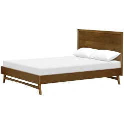 Double Bed Bondi - Walnut Natural Twin, Full & Queen Beds