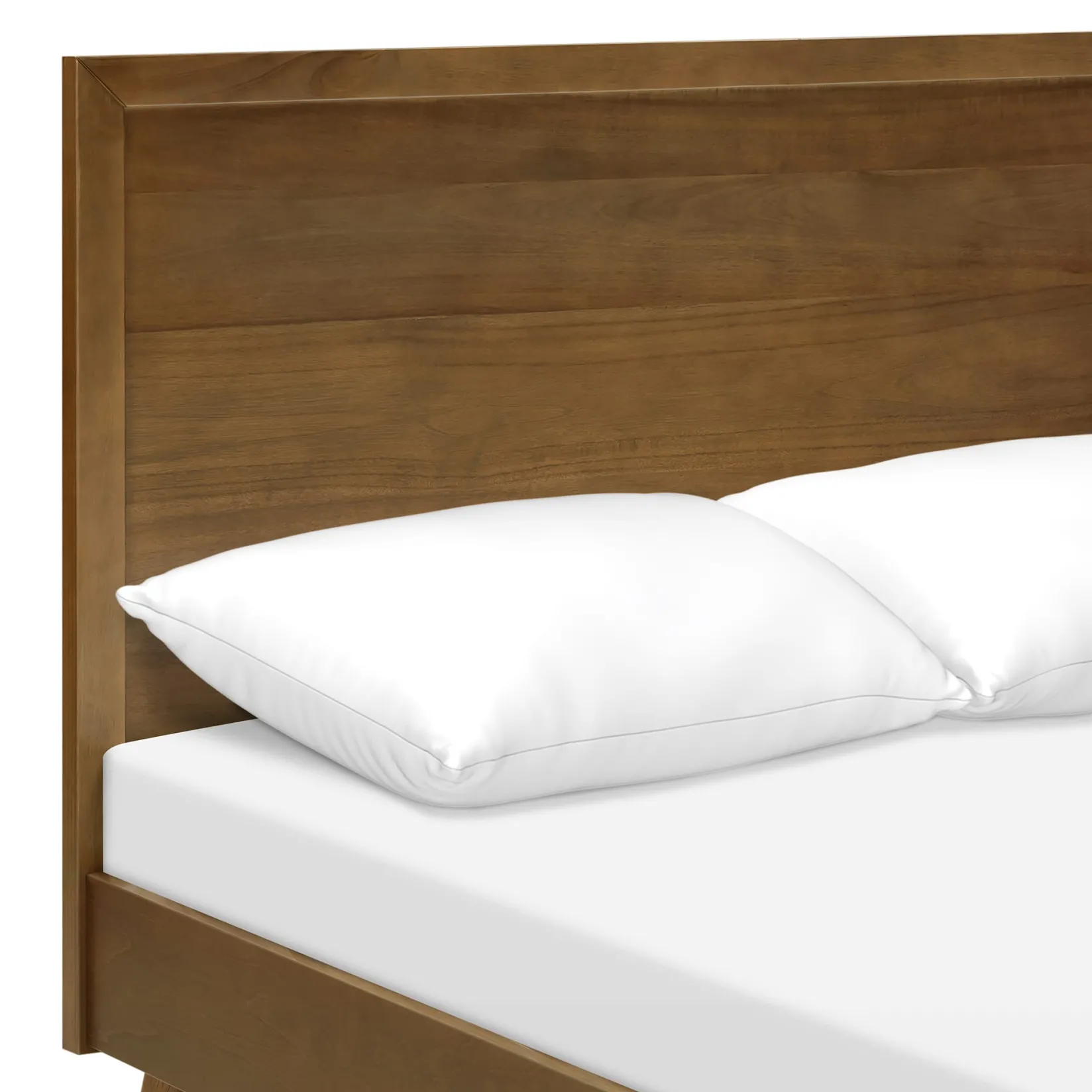 Double Bed Bondi - Walnut Natural Twin, Full & Queen Beds