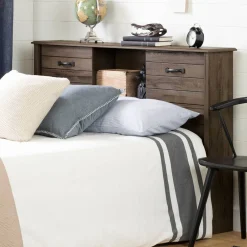 Twin, Full & Queen Beds>South Shore Double Bed Headboard Asten - Oak