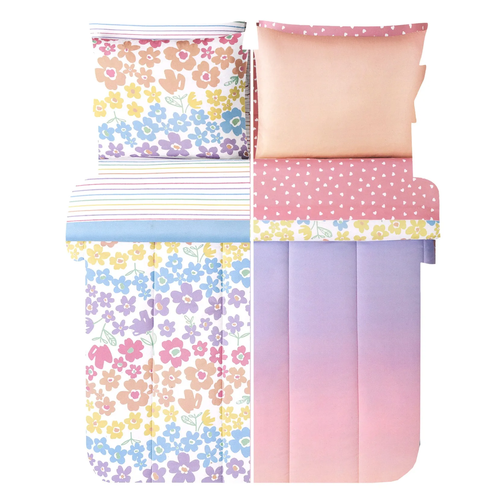 Hot Double Comforter Set - Flowers Kids Comforters & Quilts|Full & Queen Size Bedding