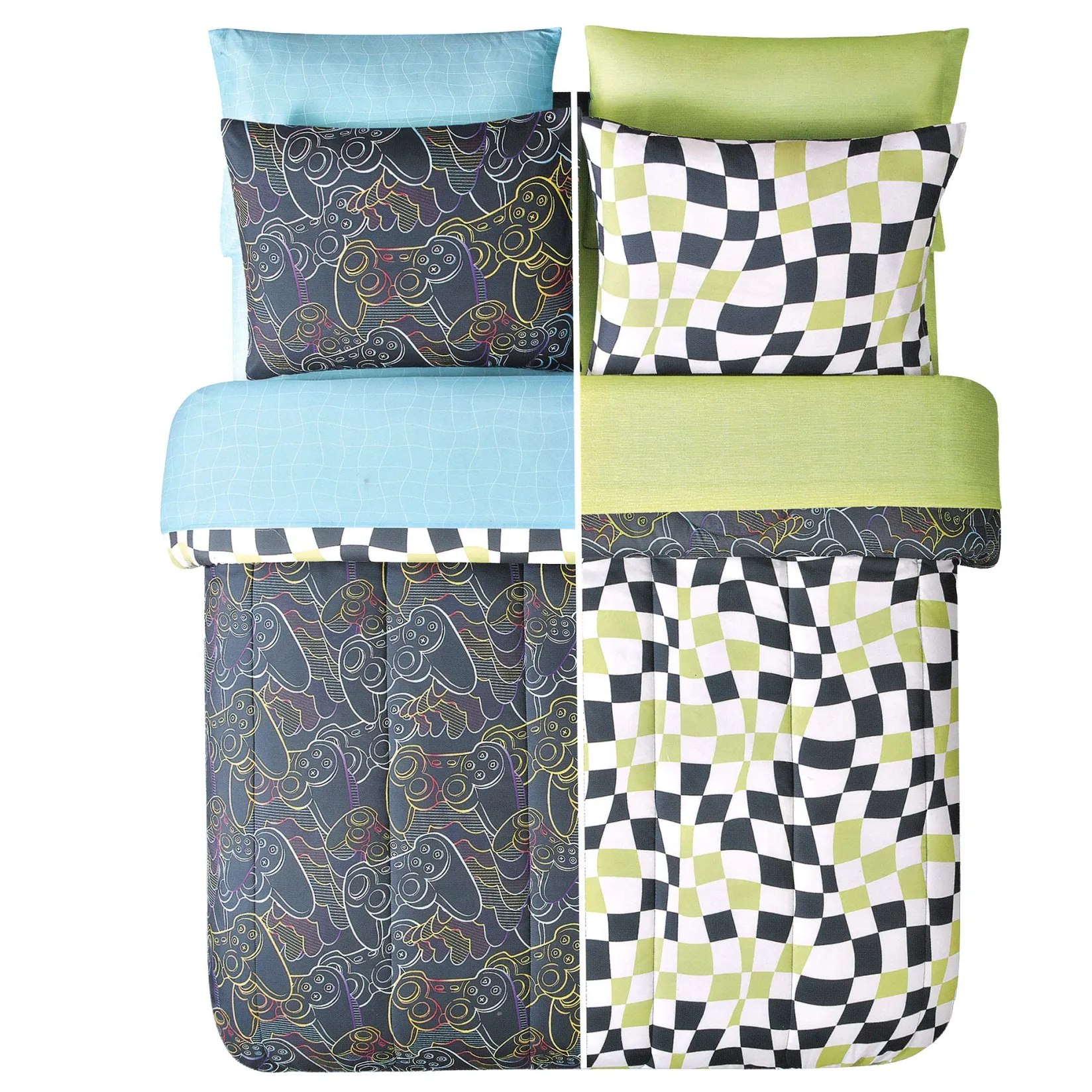 Comforters & Quilts|Full & Queen Size Bedding>Literie Beco Double Comforter Set- Quest