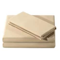 Sheets|Full & Queen Size Bedding>Cathay Home Double Sheet Set - Sand
