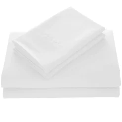 Sheets|Full & Queen Size Bedding>Dolce Bianca Double Sheets Set - White