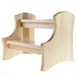 Discount Double-up Step Wood Stool - Natural Learning Towers & Step Stools