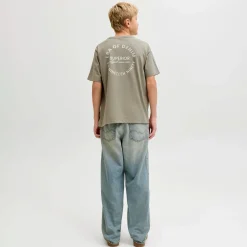 Tops>Jack u0026 Jones Dover Graphic T-shirt 8-16y Olive