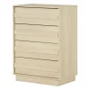 Outlet 4-Drawer Chest - August Bleached Oak Storage Furniture