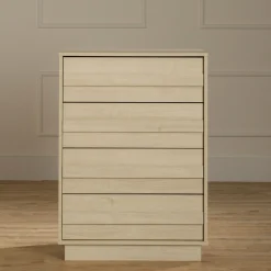 Outlet 4-Drawer Chest - August Bleached Oak Storage Furniture