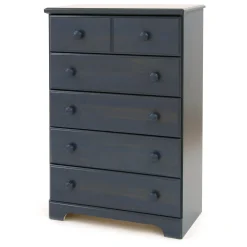 Clearance 5-Drawer Chest - Summer Breeze Blueberry Storage Furniture