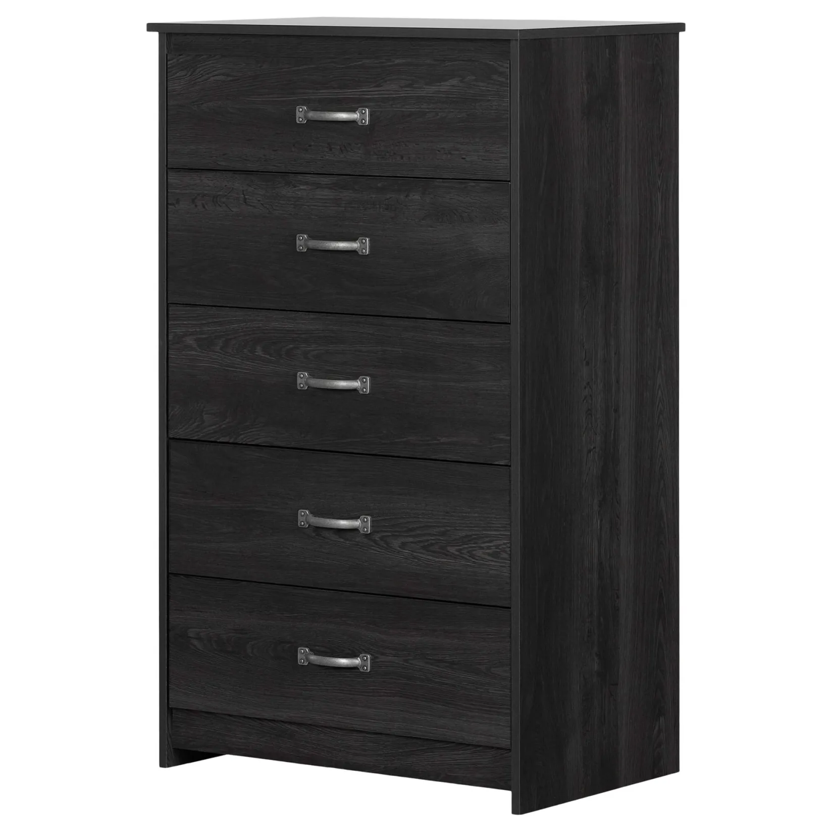 Storage Furniture>South Shore 5-Drawer Chest - Tassio Gray Oak