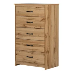 Discount 5-Drawer Chest - Tassio Nordik Oak Storage Furniture