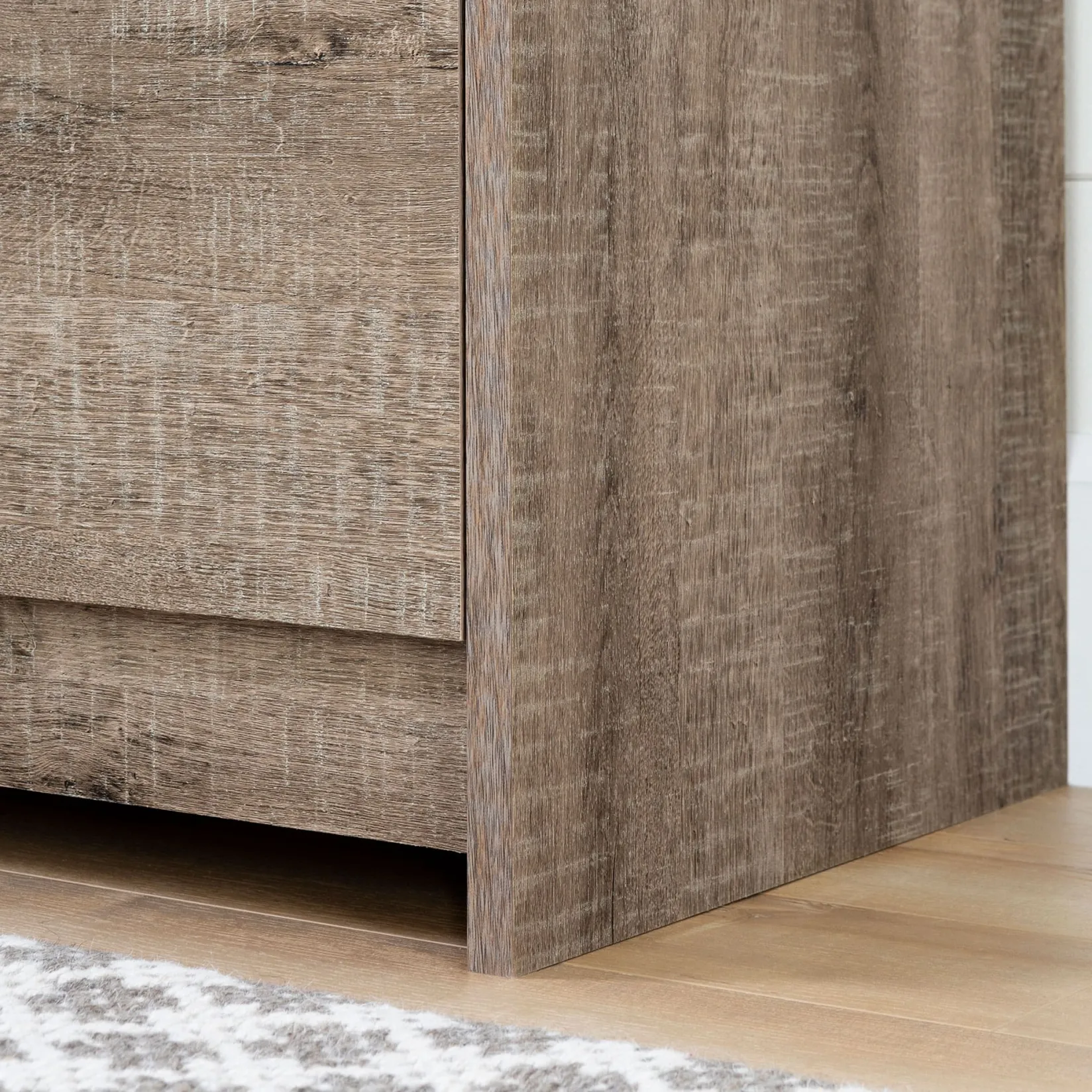 Storage Furniture>South Shore 5-Drawer Chest - Tassio Weathered Oak