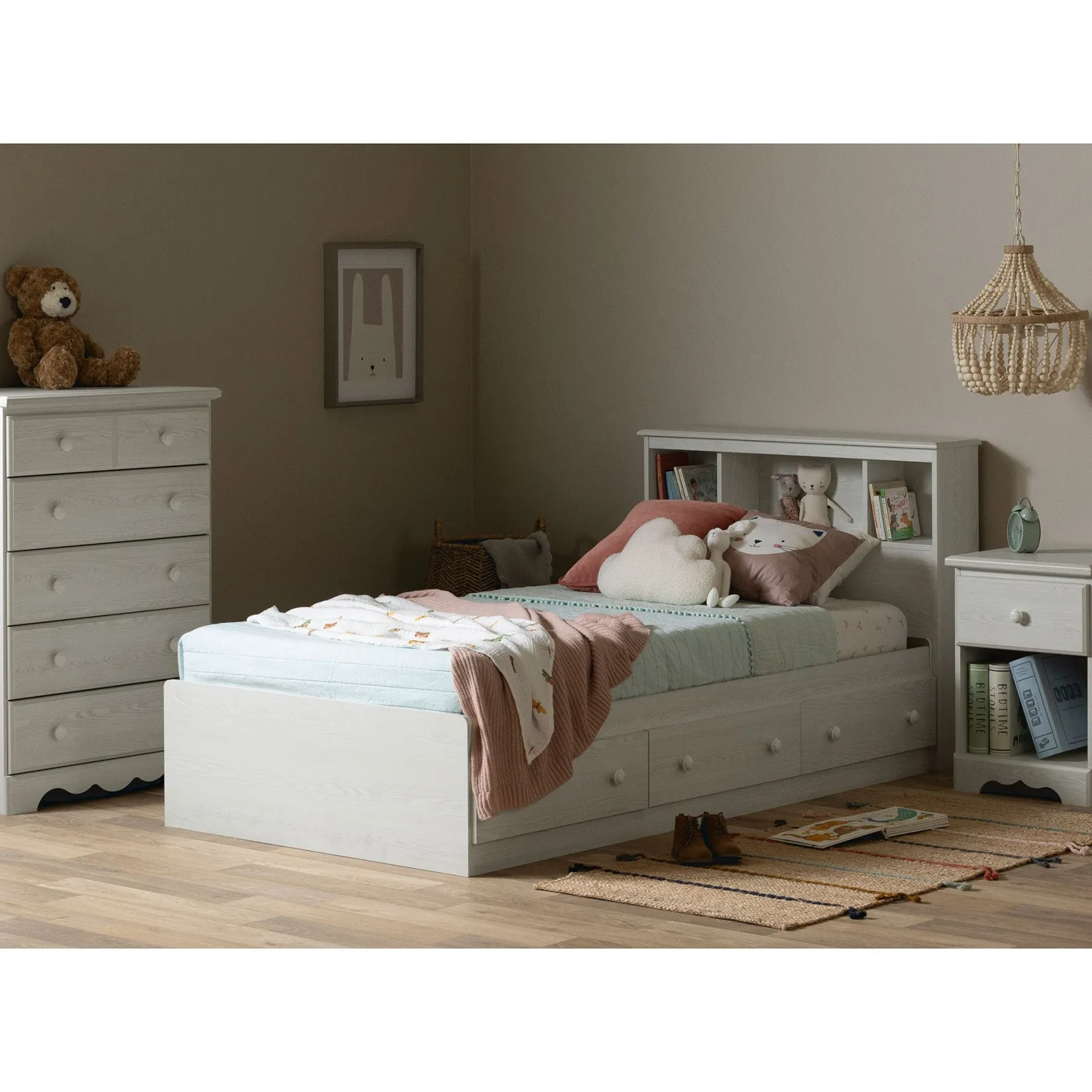 Storage Furniture>South Shore 5-drawer chest Summer Breeze - White Pine