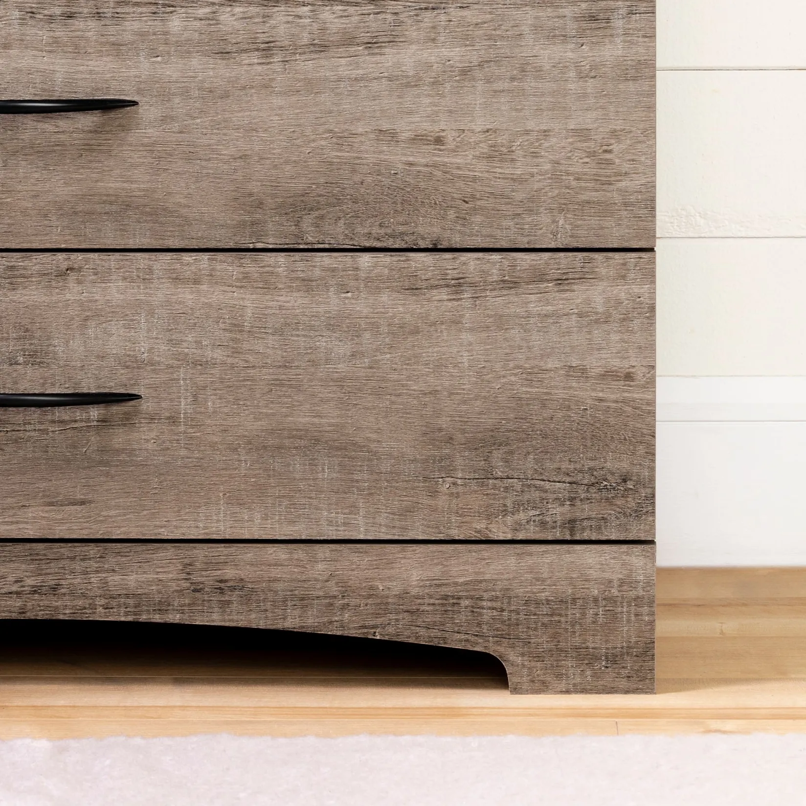 Hot 6-Drawer Double Dresser - Step One Weathered Oak Storage Furniture