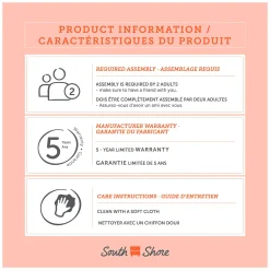 6-Drawer Double Dresser - Tassio Nordik Oak Storage Furniture