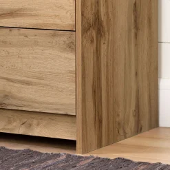 6-Drawer Double Dresser - Tassio Nordik Oak Storage Furniture