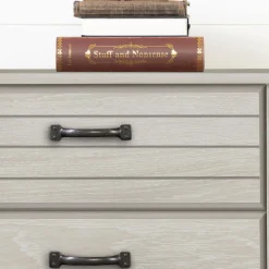 Hot 6-Drawer Double Dresser - Ulysses Winter Oak Storage Furniture