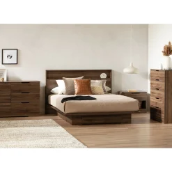 Outlet 1-Drawer Nightstand - Holland Natural Walnut Nightstands