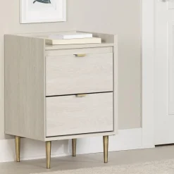 Clearance 2-Drawer Nightstand - Hype Winter Oak Nightstands