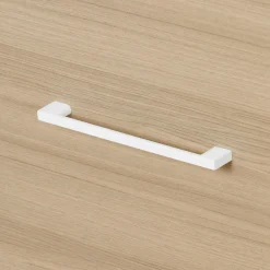 Online 2-Drawer Nightstand - Munich White and Soft Elm Nightstands