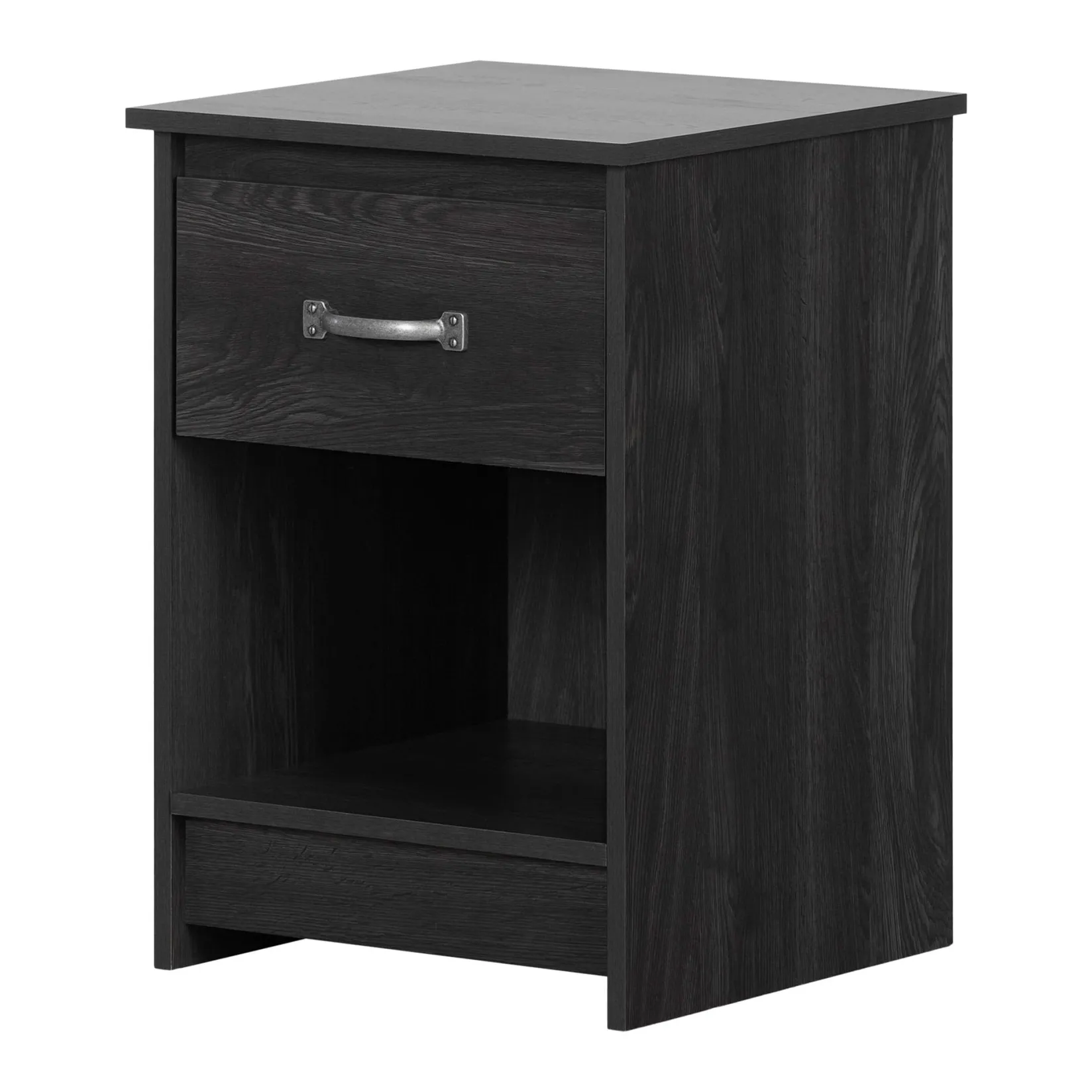 Clearance 1-Drawer Nightstand - Tassio Gray Oak Nightstands