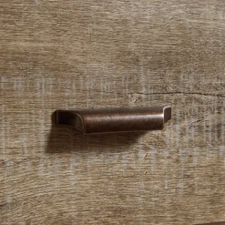 Clearance 2-Drawer Nightstand - Versa Weathered Oak Nightstands