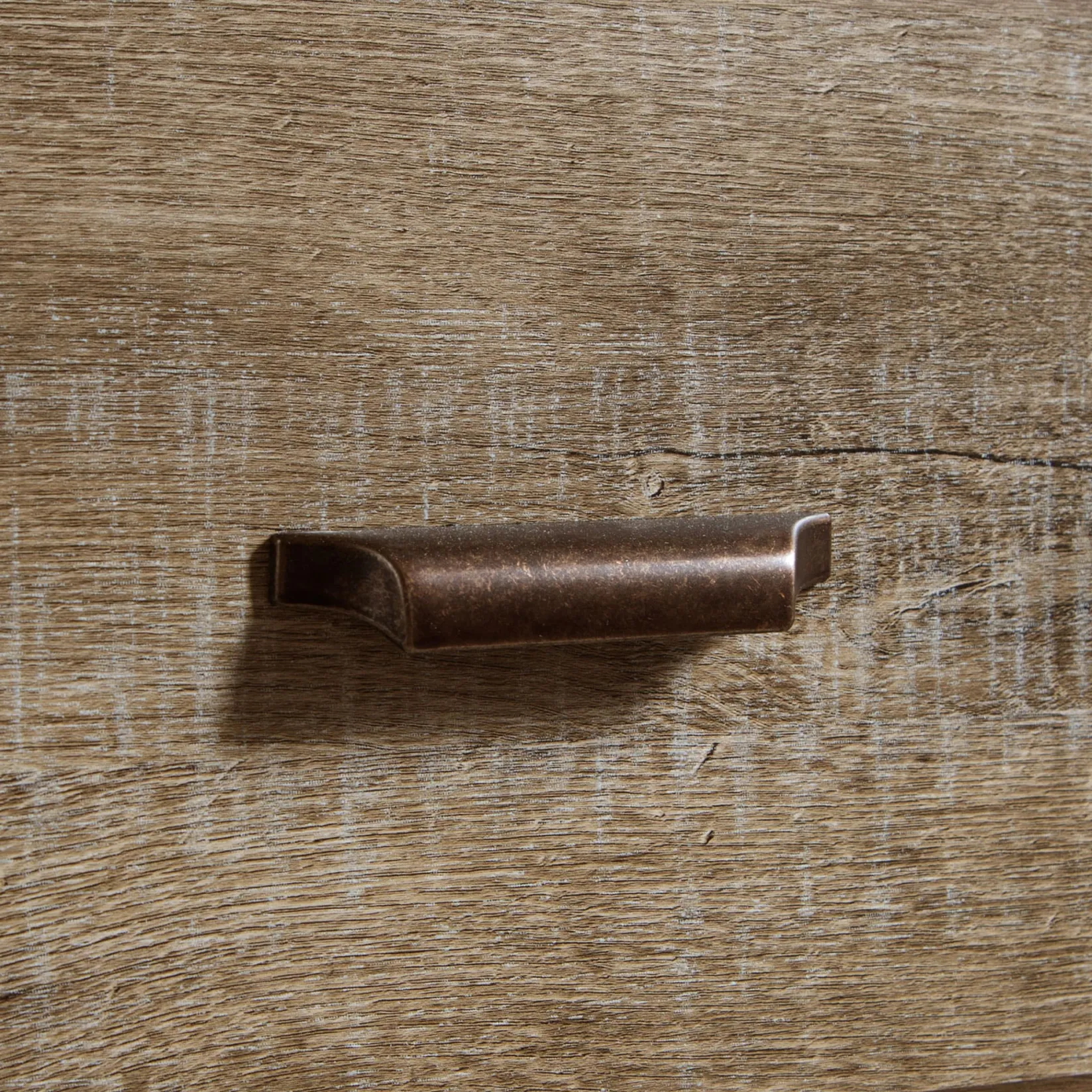 Clearance 2-Drawer Nightstand - Versa Weathered Oak Nightstands