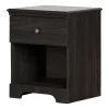 1-Drawer Nightstand - Zach Gray Oak Nightstands