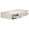Sale 3-Drawer Twin Bed - Ulysses Winter Oak Twin, Full & Queen Beds