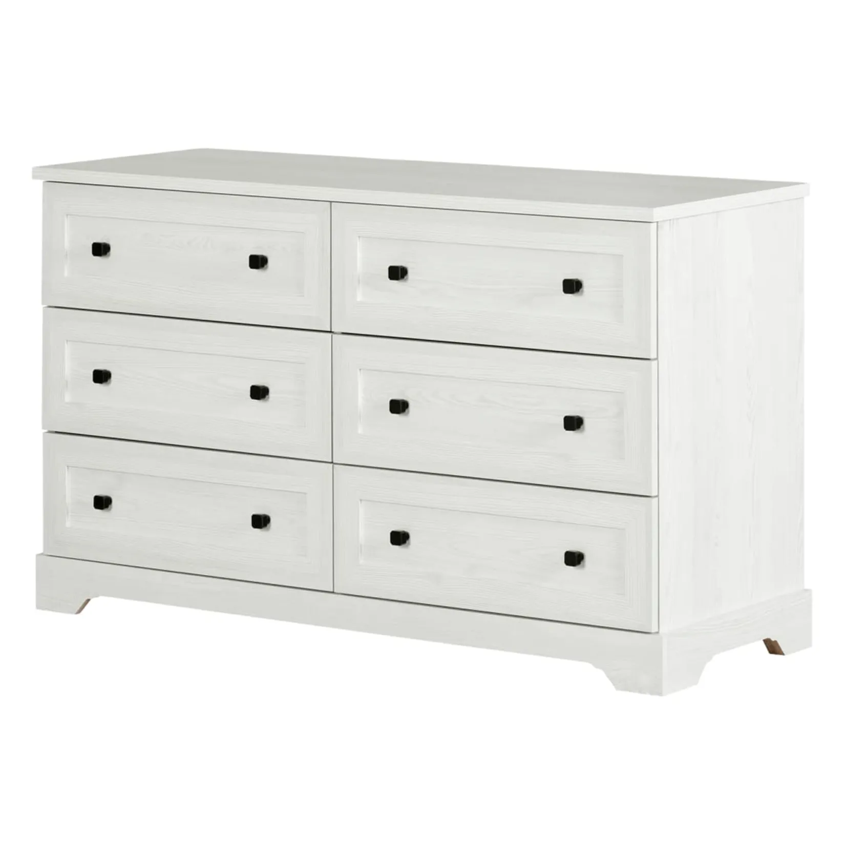 Storage Furniture>South Shore 6-Drawers Dresser - Hazen White Pine