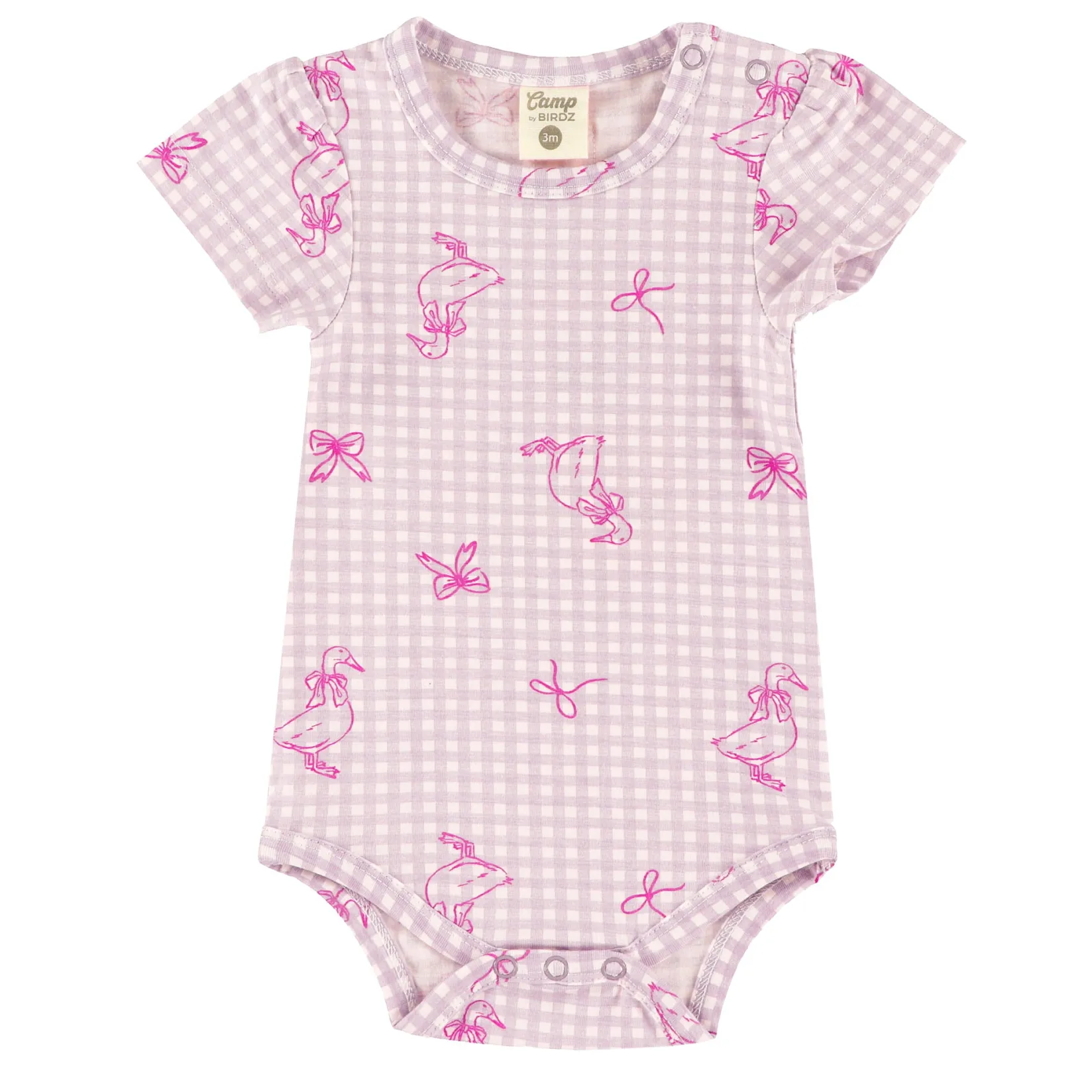 Best Duck Vichy Bodysuit 3-24m Tops
