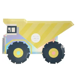 Party Supplies>Meri Meri Dumper Truck Plates (8)