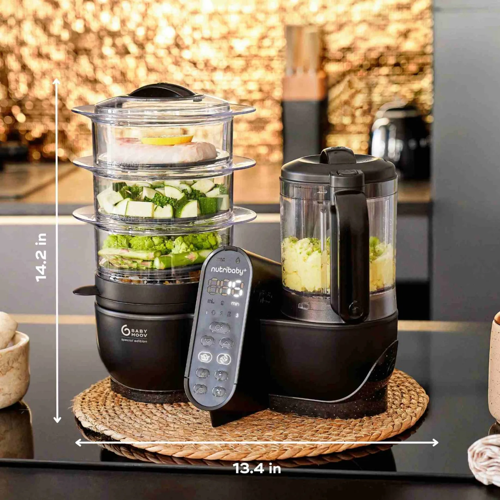 Cleaning & Food Preparation|Food Preparation>Babymoov Duo Meal Station Xl - Black