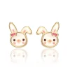Teething Toys>Girl Nation Earrings - rabbit