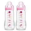 Best Easy Active Baby Bottle 4m+ 11oz - Pink Breastfeeding|Bottles & Nipples
