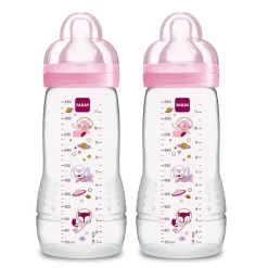 Best Easy Active Baby Bottle 4m+ 11oz - Pink Breastfeeding|Bottles & Nipples