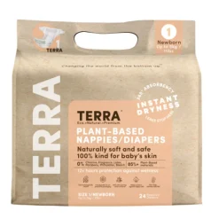 Diapers & Cloth Diapers>Terra Eco Diapers Size 1 Newborn - Up to 11lbs