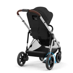 eGazelle S Electronic Assist Stroller - Silver Frame with Moon Black Seat Kids Strollers|Strollers & Trailers