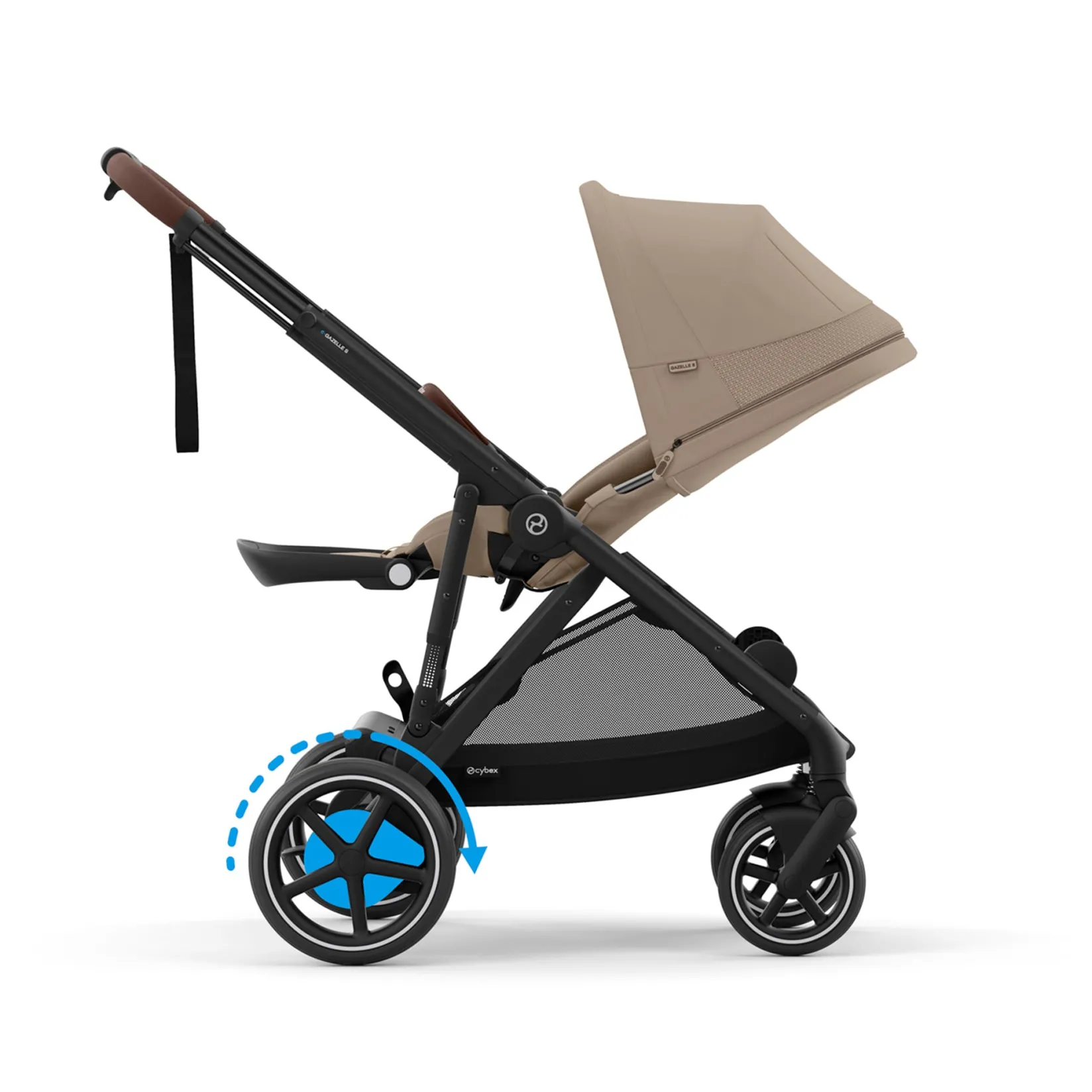 Strollers|Strollers & Trailers>Cybex eGazelle S Electronic Assist Stroller - Black / Almond