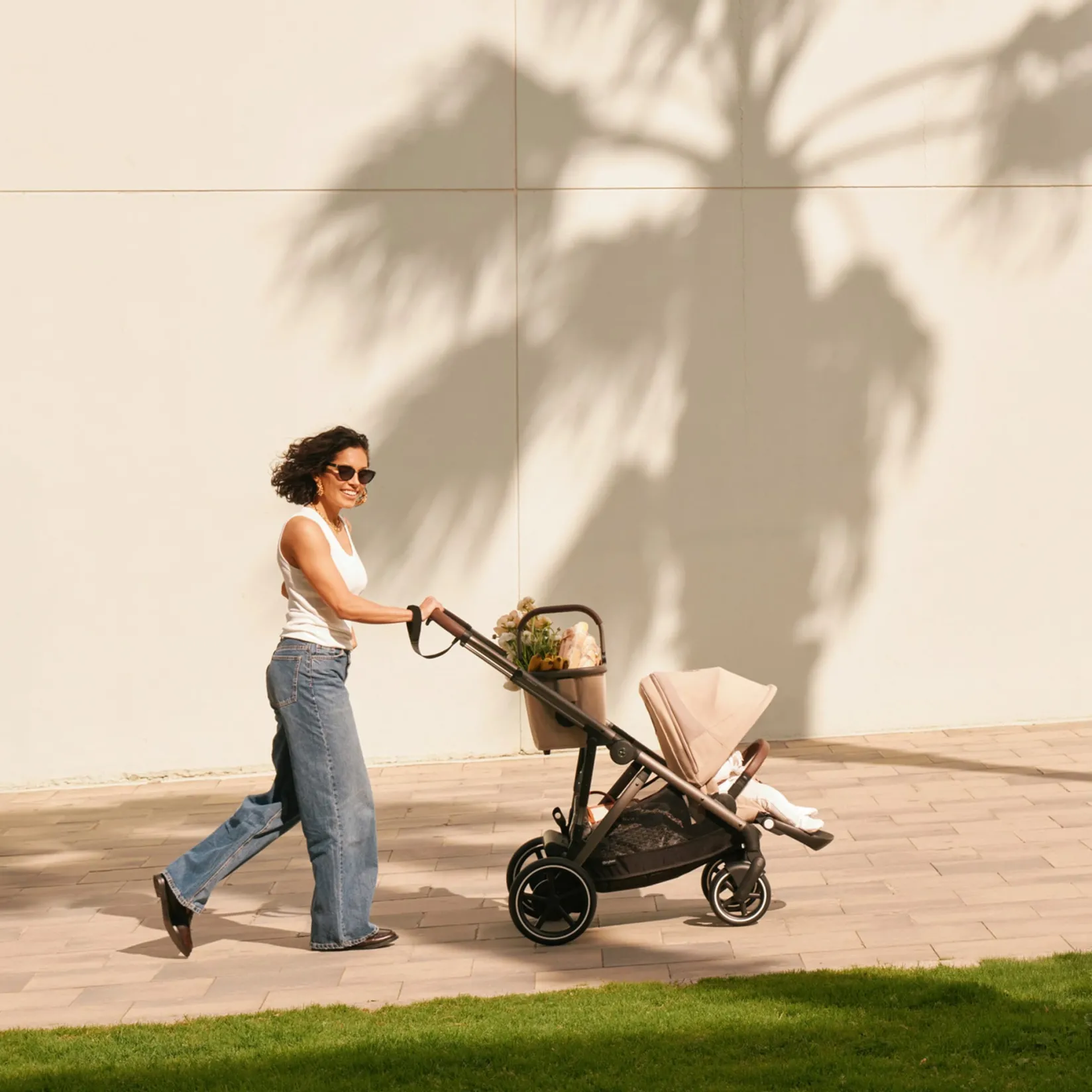 Strollers|Strollers & Trailers>Cybex eGazelle S Electronic Assist Stroller - Black / Almond