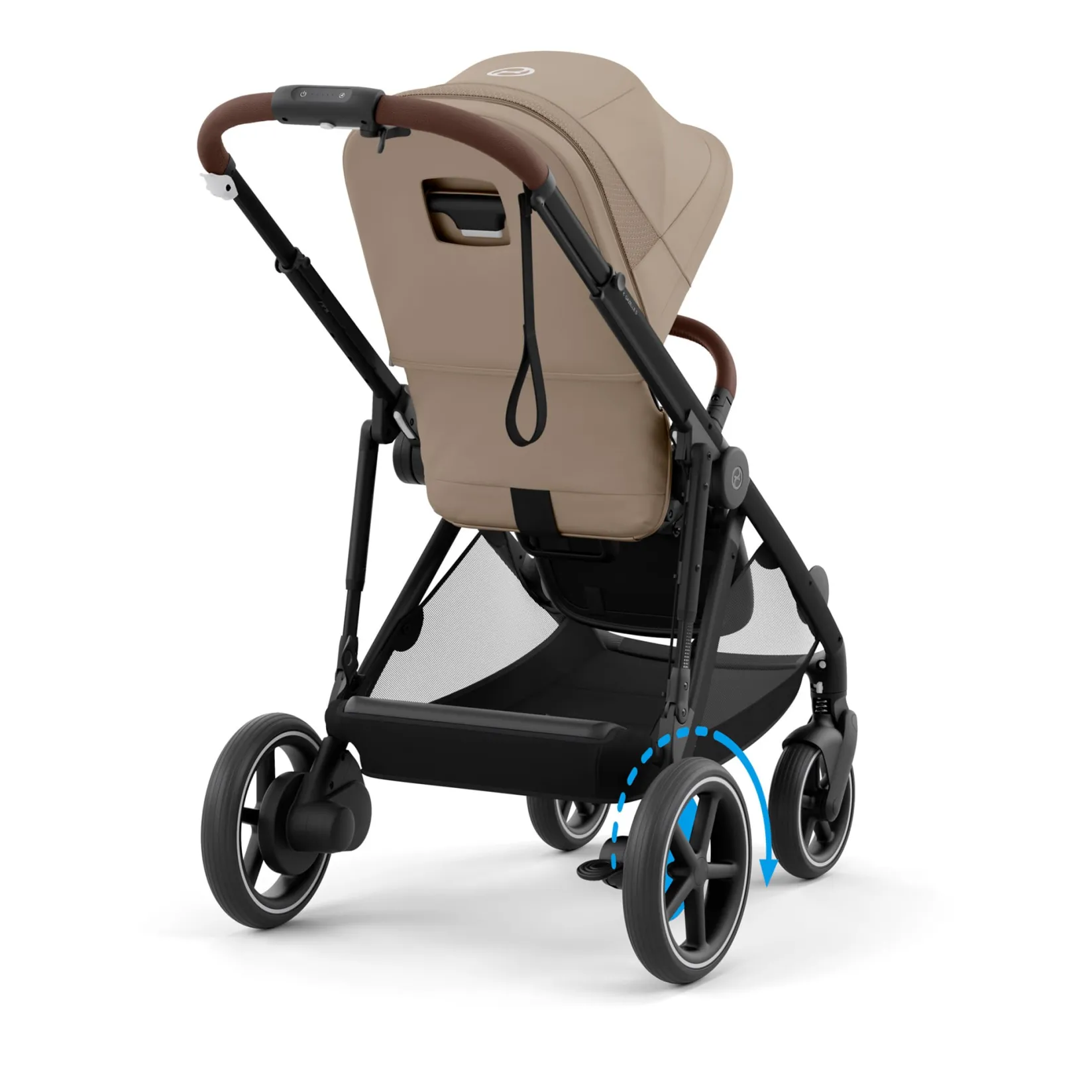 Strollers|Strollers & Trailers>Cybex eGazelle S Electronic Assist Stroller - Black / Almond