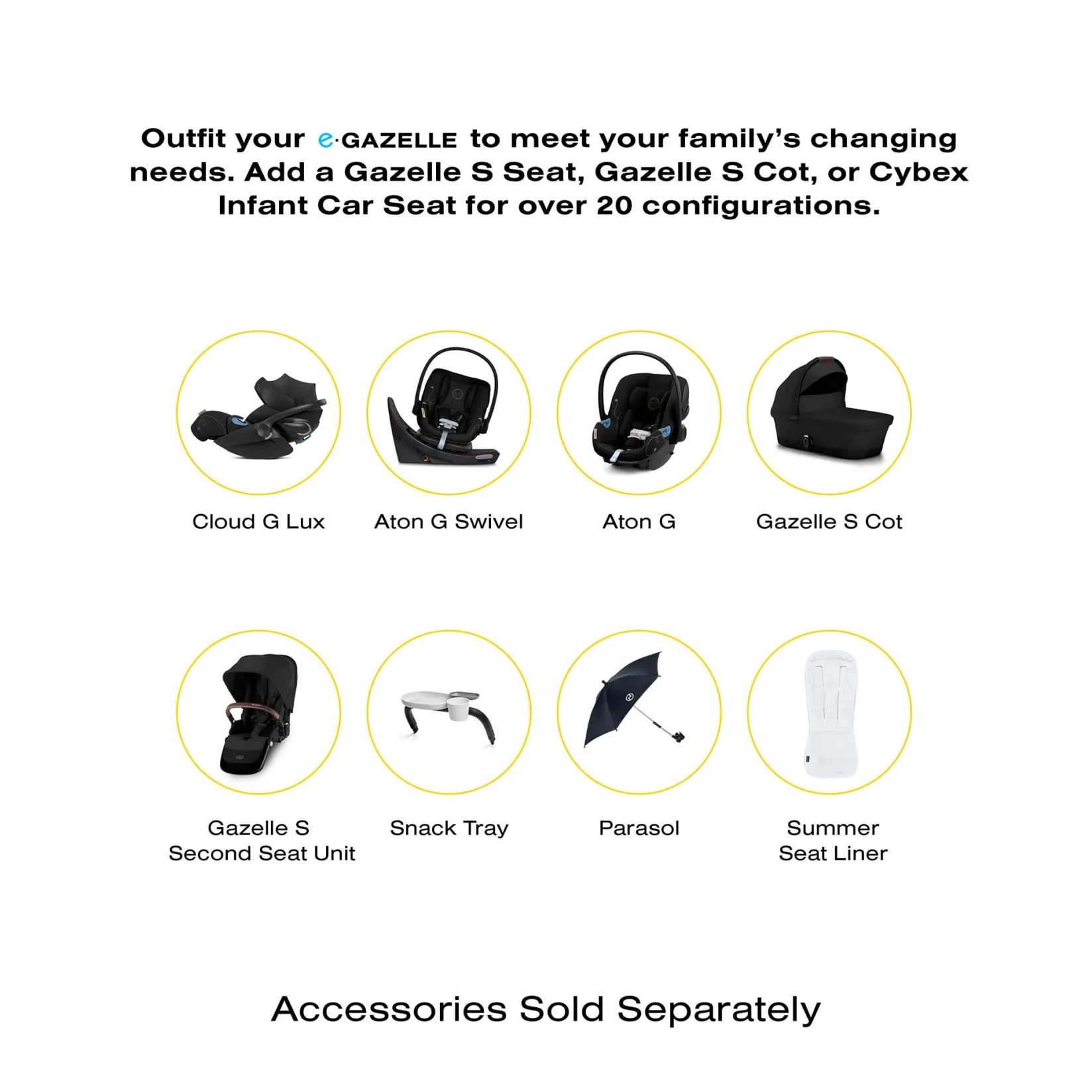 Strollers|Strollers & Trailers>Cybex eGazelle S Electronic Assist Stroller - Black / Almond